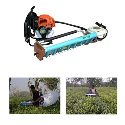 Ralli TP-60, 2 Stroke 26 cc Petrol Operated Backpack Tea Harvester / Tea Plucker Machine With 60 cm Blade